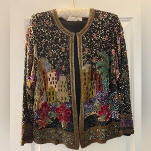 Beaded Christmas top